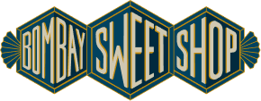 Bombay Sweet Shop homepage with a maroon announcement bar, Diwali gift hamper tiles and a Shop Mumbai or Shop All-India strip